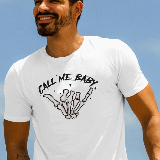 Call Me Baby (Skeleton Hand)  - Valentines - DTF Transfer